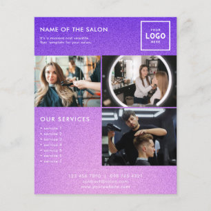 Flyer Diseño de marca de belleza moderna para profesiona