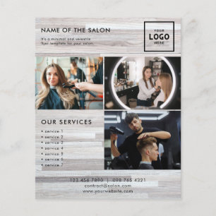 Flyer Diseño de marca de belleza moderno para profesiona