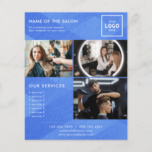 Flyer Diseño de marca de belleza moderno para profesiona