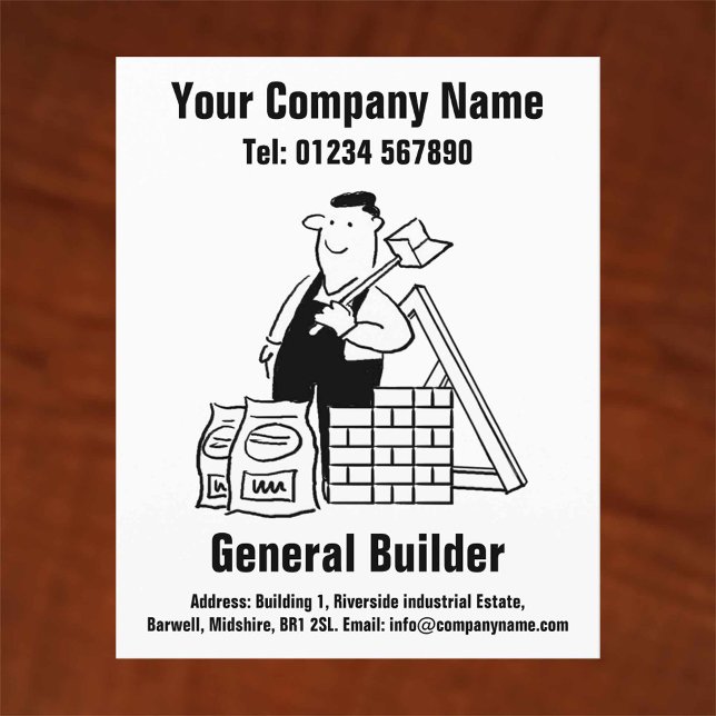 Flyer Diseño de Personalizado general Builder (Subido por el creador)