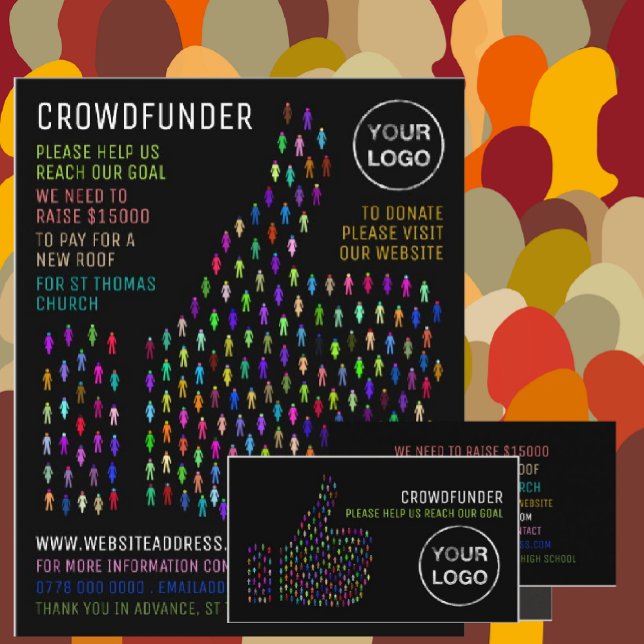 Flyer Diseño de señales de movimiento, crowdfunder, crow (Subido por el creador)