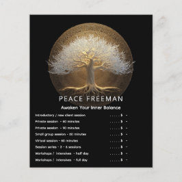Flyer Diseño del Árbol de la Vida | Árbol de Luz Eterna