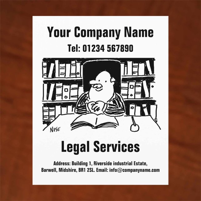 Flyer Diseño del Personalizado de servicios jurídicos y  (Subido por el creador)