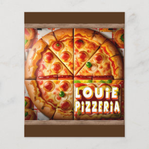 Flyer Diseño Pizza Pizzeria