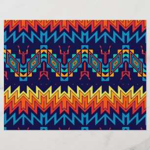 Flyer diseño tribal diseño abstracto