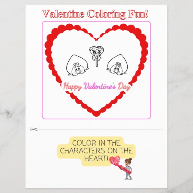 Flyer ¡Diversión de San Valentín! (Frente)