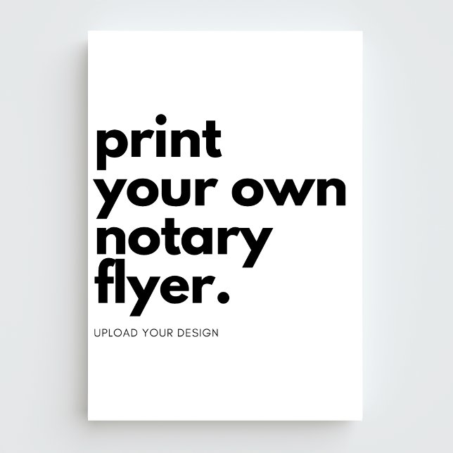 Flyer DiY Cargar su propio Personalizado Mobile Notary M (Subido por el creador)