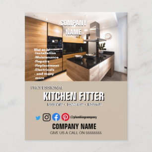 FLYER DIY ESPECIALISTA DE LA COCINA DE LA PLANTA