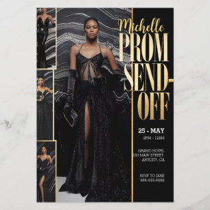 Flyer DIY Photo PROM SEND-OFF Lujoso Fashion