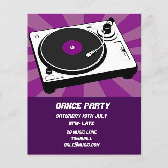 Flyer DJ Dance Fiesta Nightclub (Frente)