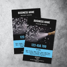 Flyer Dos idiomas Presión Lavado de Energía Tejido de La