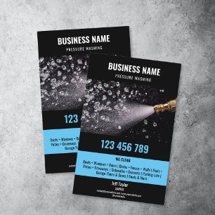 Flyer Dos idiomas Presión Lavado de Energía Tejido de La