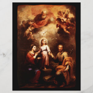 Flyer Dos Trinidad - La Sagrada Familia - Murillo