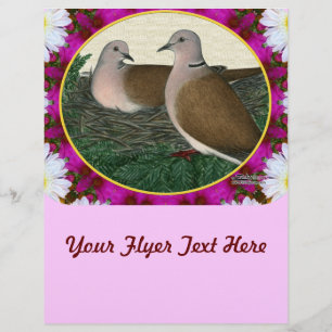 Flyer Dove Nest y Flowers