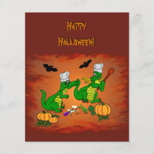 Flyer Dragones - ¡Feliz Halloween! Hoy cocinaré