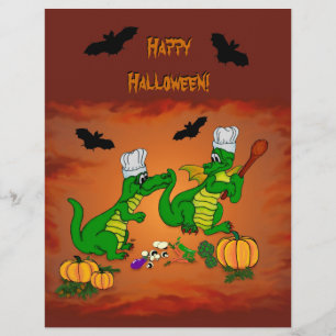 Flyer Dragones - ¡Feliz Halloween! Hoy cocinaré