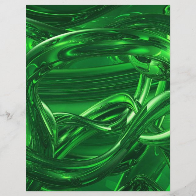 FLYER DREAMLAND GREEN ABSTRACT WALLPAPER BACKGROUNDS RAN (Frente)