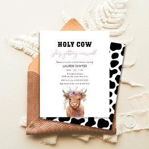 Flyer Ducha de novias para vacas occidentales sagradas e
