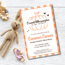 DULCE PEQUEÑO BUDGET Baby Shower de Otoño de Calab