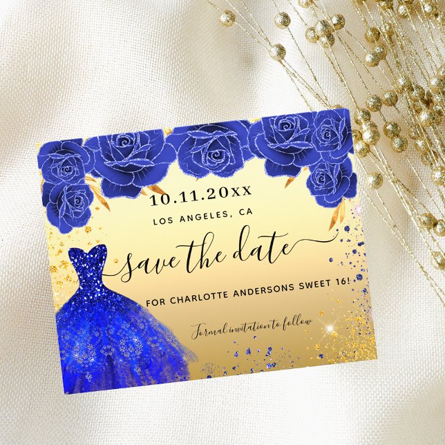 Flyer Dulce presupuesto de 16 trajes azules de oro salva (Subido por el creador)