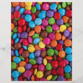 Flyer Dulces de Chocolate Coloridos