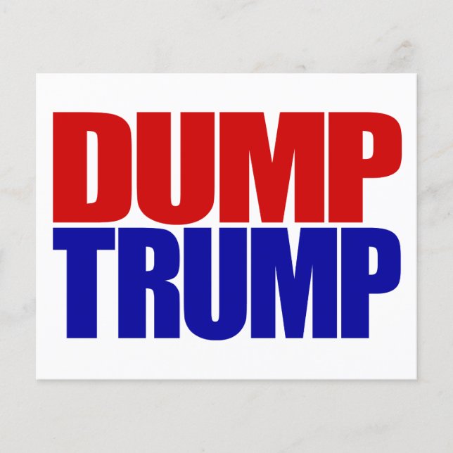 FLYER "DUMP TRUMP" (Frente)