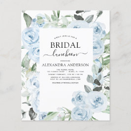 Flyer Dusty Blue Bridal Shower Luncheon