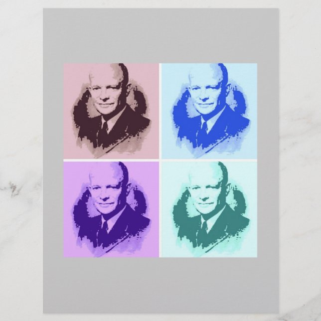Flyer Dwight D Eisenhower (Frente)