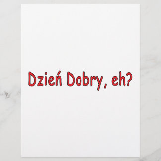 Flyer Dzien Dobry, ¿eh?