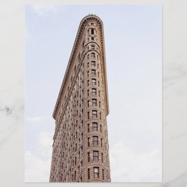 Flyer Edificio Flatiron Nueva York  (Frente)