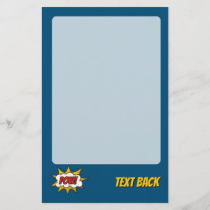 Flyer Efecto de sonido de comic