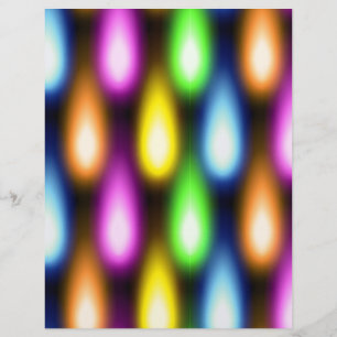 Flyer Efectos coloridos de la luz