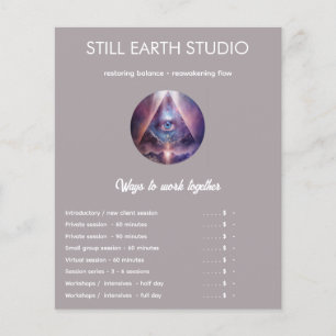 Flyer Eje Sagrado   Diseño Tercer Ojo