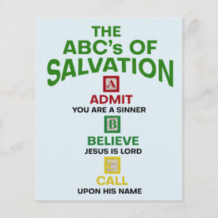 Flyer El ABC de la Salvación