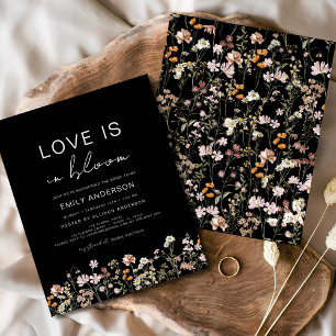 Flyer El amor presupuestal en la ducha de flores silvest