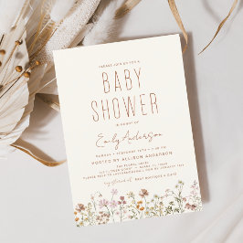 Flyer El Boho de Flor Silvestre Presupuesto Baby Shower 