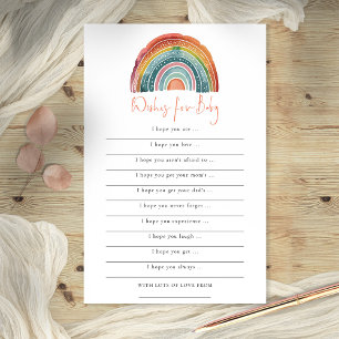 Flyer El Boho Retro del Arcoiris quiere un juego de Baby