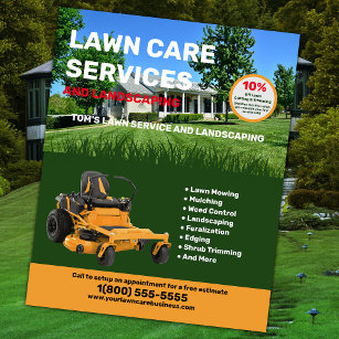 Flyer El cuidado del jardín y el negocio del paisajismo