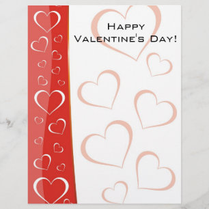 Flyer El día de San Valentín, ¡Feliz Día de San Valentín