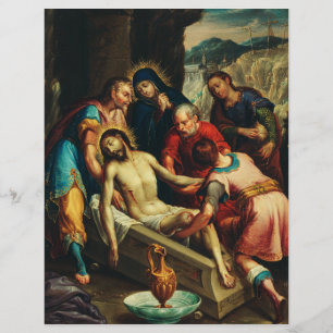 Flyer El entierro de Cristo Juan Rodríguez Juarez