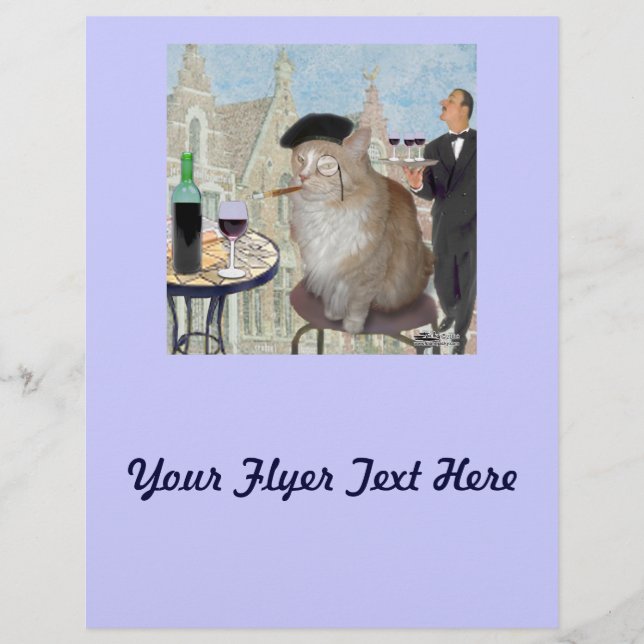 Flyer El gato del café (Frente)