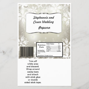 Flyer El gran bar de Hershey envuelto en Navidades plate