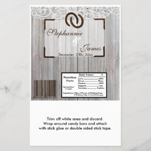 Flyer El gran bar de Hershey envuelto zapatos de caballo