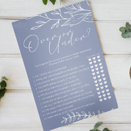 Flyer El juego de las flores de perwinkle se acabó