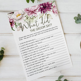 Flyer El juego floral rosado de los peoneses diría el Gr