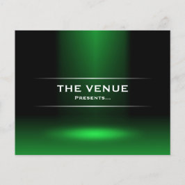 Flyer El lugar presente - Verde