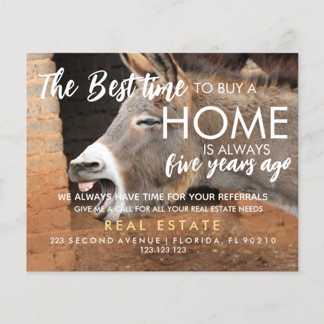 Flyer El mejor momento para comprar una casa es siempre (Frente)