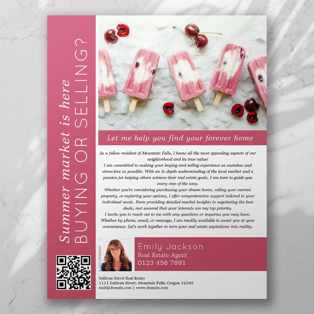 Flyer El mercado de verano está aquí (Subido por el creador)