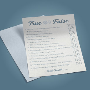 Flyer El niño náutico Baby Shower es un juego falso verd
