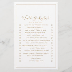 Flyer El oro minimalista preferiría